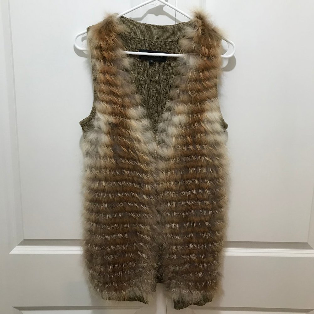 Dana Stein Tibetan Sand Fox Fur Vest